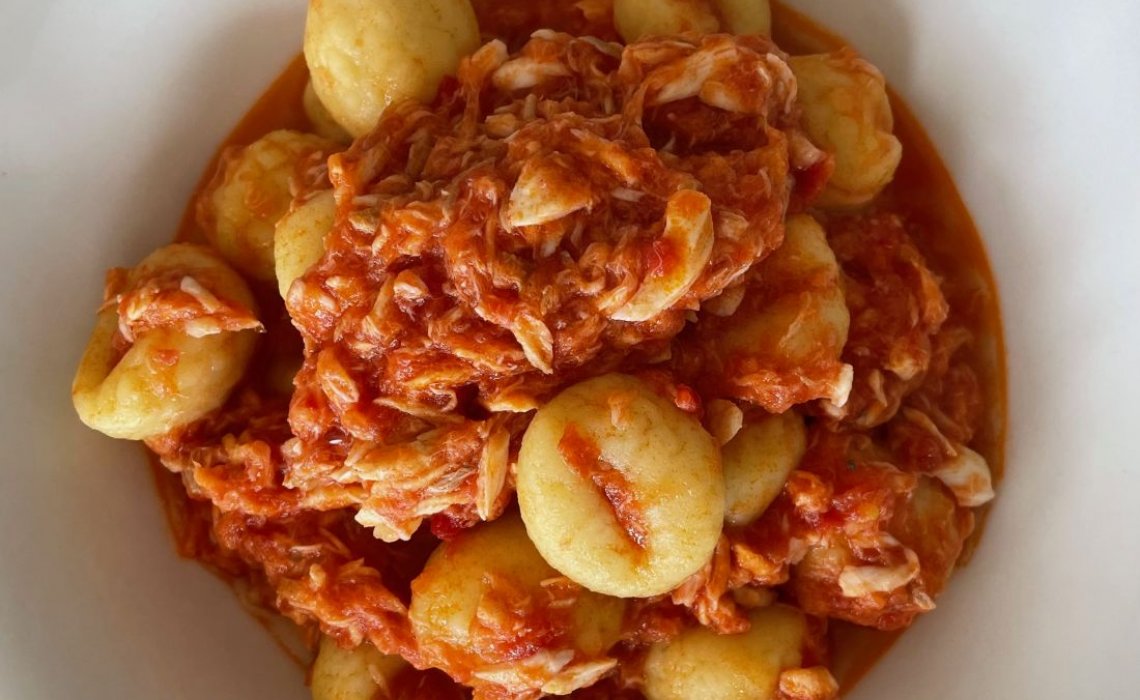 GNOCCHI CON SUGO DI PESCE