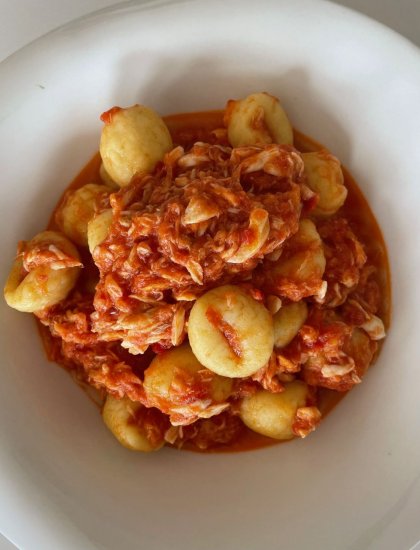 GNOCCHI CON SUGO DI PESCE